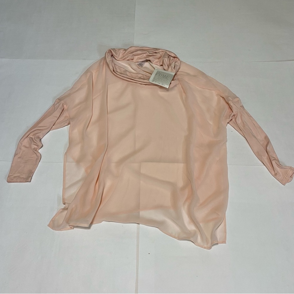 Wynne Layers Light Pink Sheer Women's Top